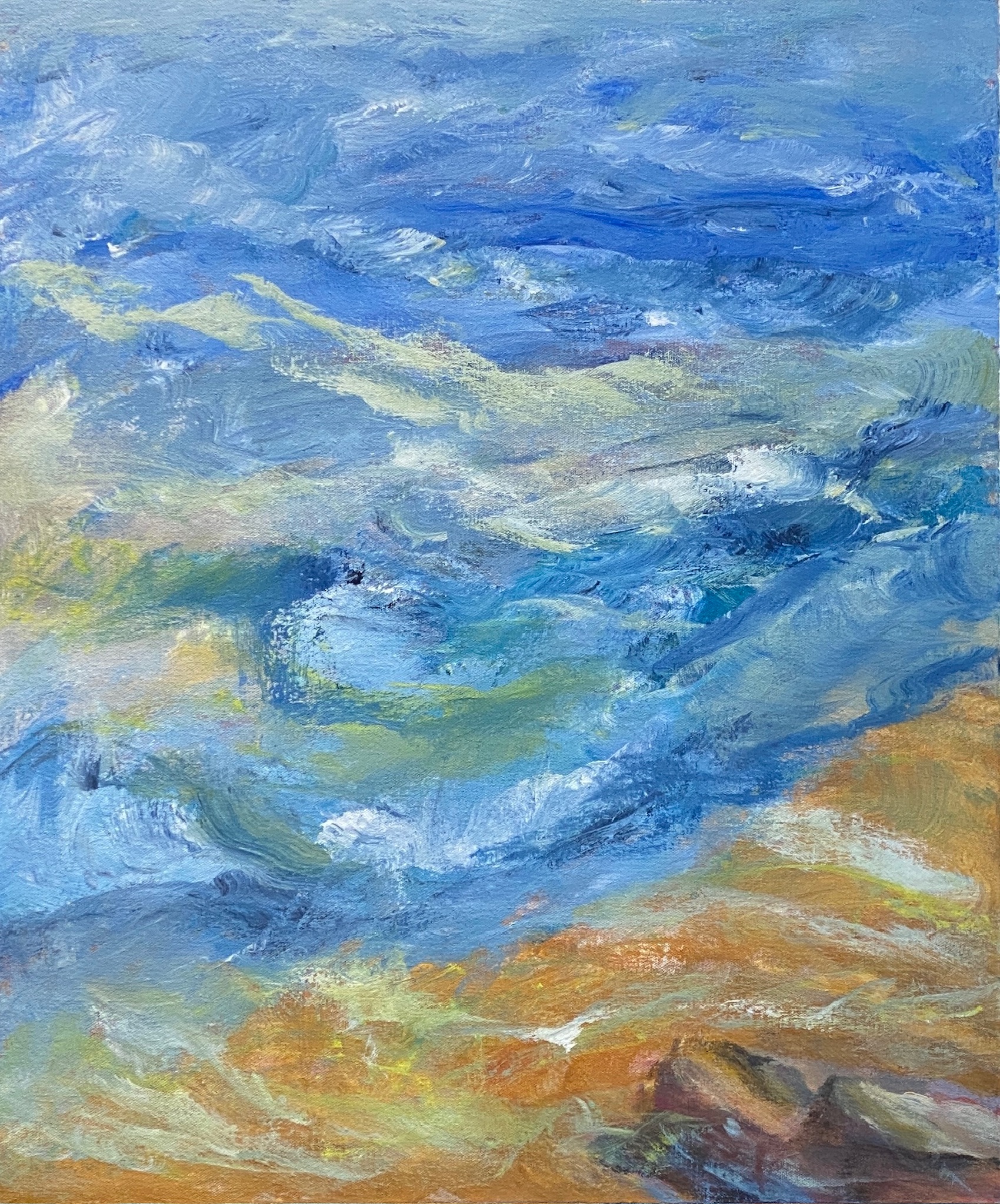 acrylic painting on canvas